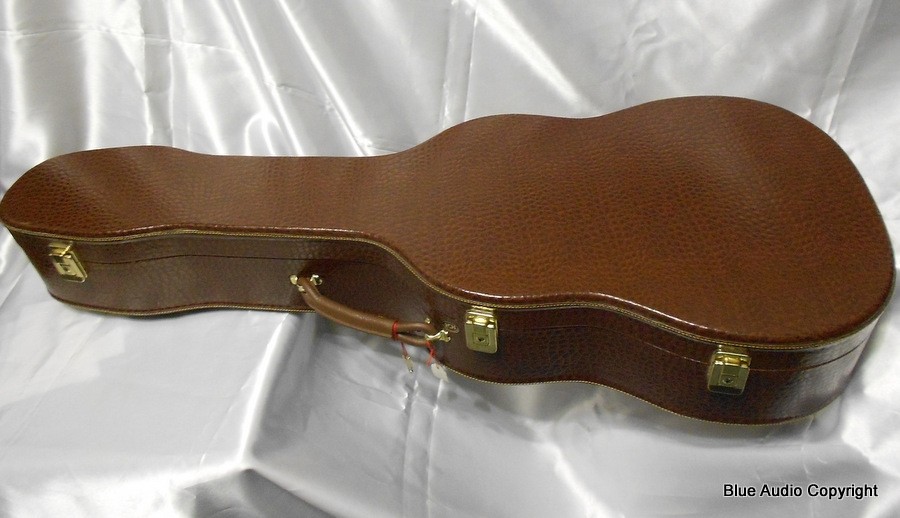 Custodia Rigida Sagomata professionale  x Chitarra Classica rivestimento Similpelle Brown