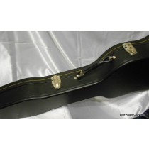 Custodia Rigida Sagomata professionale  x Chitarra Folk rivestimento Similpelle Nero