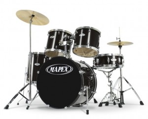 MAPEX  Drum Set  Q SERIES  Black