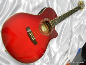 MARTIN SIGMA  Chitarra  Folk Elettrificata  TB-1 TR  Transparent Red