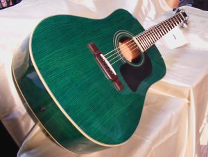 WASHBURN Chitarra Folk  Verde Marino  mod. Dreadnought     D 11-TBL 