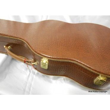 Custodia Rigida Sagomata professionale  x Chitarra Classica rivestimento Similpelle Brown